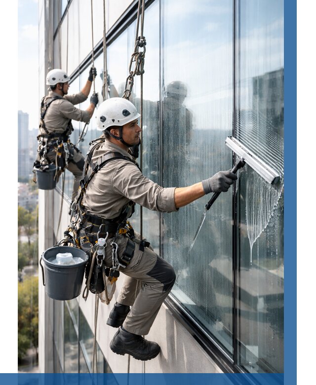 Мойка окон альпинистами в Сатке от 4655 р. | ВЫСОТНИК-Стк
