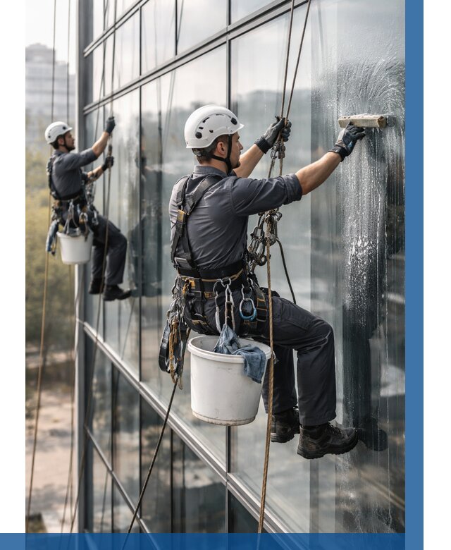 Мойка сплошного остекления в Сатке, заказать от 310 р.| ВЫСОТНИК-Стк