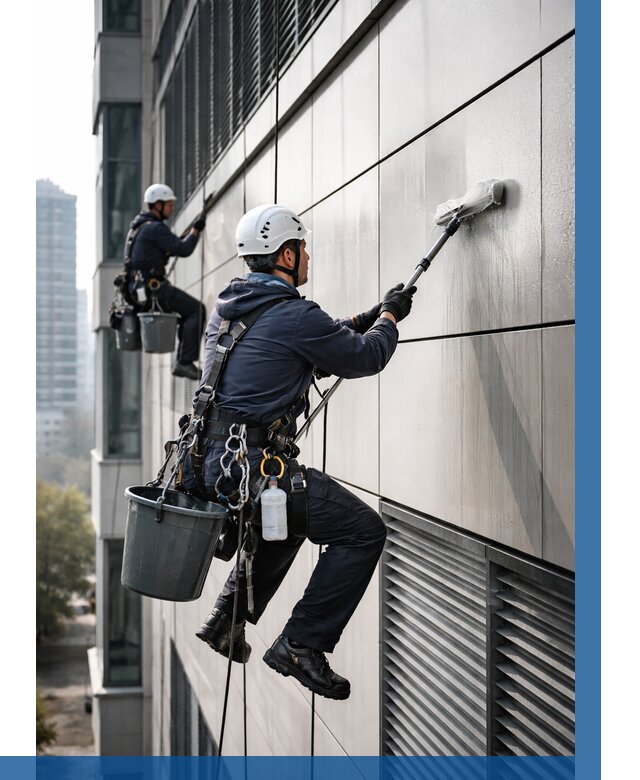 Мойка вентилируемого фасада в Сатке от 259 р. | ВЫСОТНИК-Стк