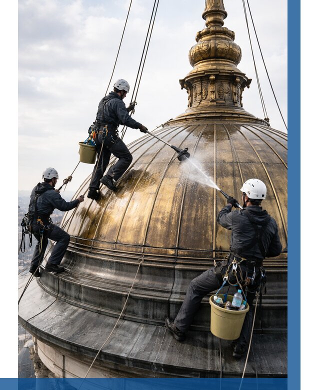 Мойка куполов и шпилей в Сатке от 8275 р. - заказать | ВЫСОТНИК-Стк