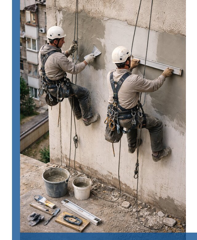 Комплексный ремонт штукатурного фасада с гарантией в Сатке