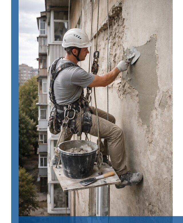 Восстановление фасадной штукатурки в Сатке с гарантией качества