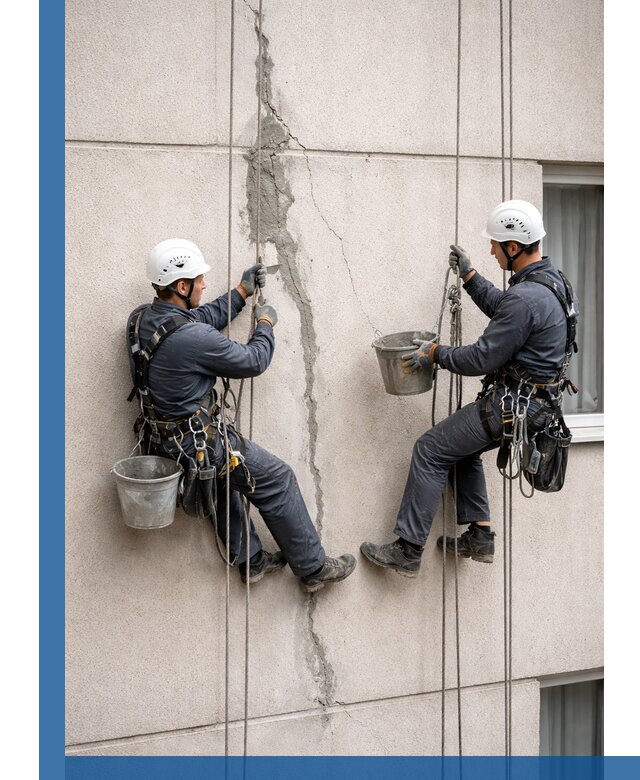 Заделка трещин на фасаде в Сатке с гарантийным ремонтом