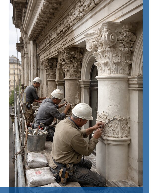 Реставрация фасадной лепнины в Сатке от 2586 р. | ВЫСОТНИК-Стк