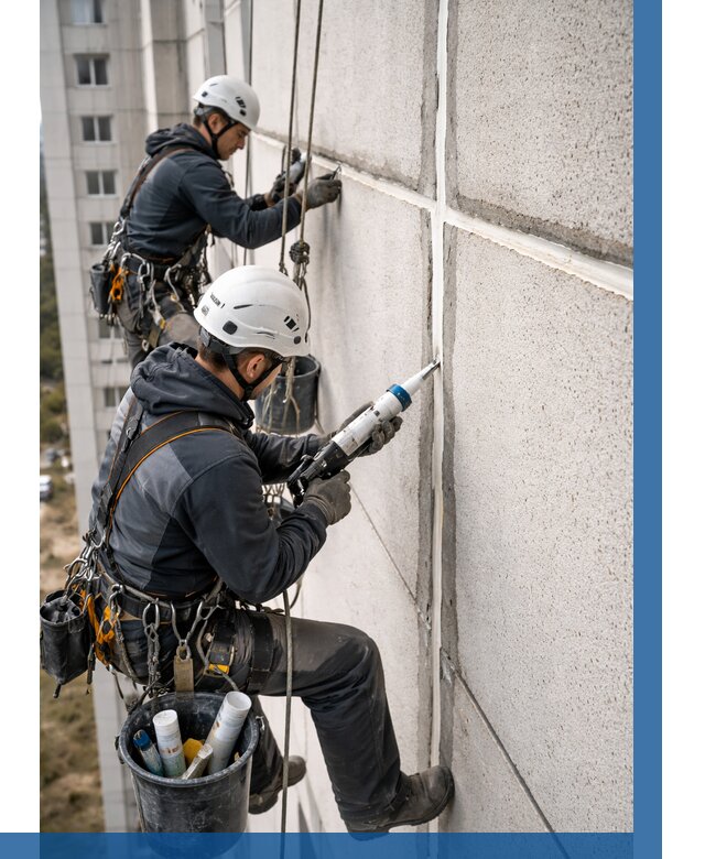 Герметизация межпанельных швов в Сатке от 724 р. | ВЫСОТНИК-Стк