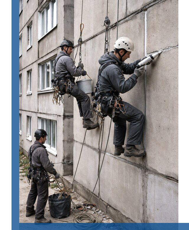 Герметизация межпанельных швов в Сатке с гарантией герметичности