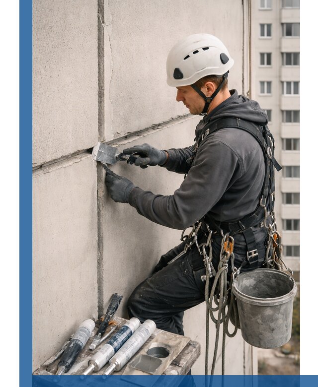 Ремонт межпанельных швов в Сатке герметизация и восстановление