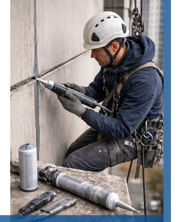 Вторичная герметизация швов в Сатке от 465 р. | ВЫСОТНИК-Стк