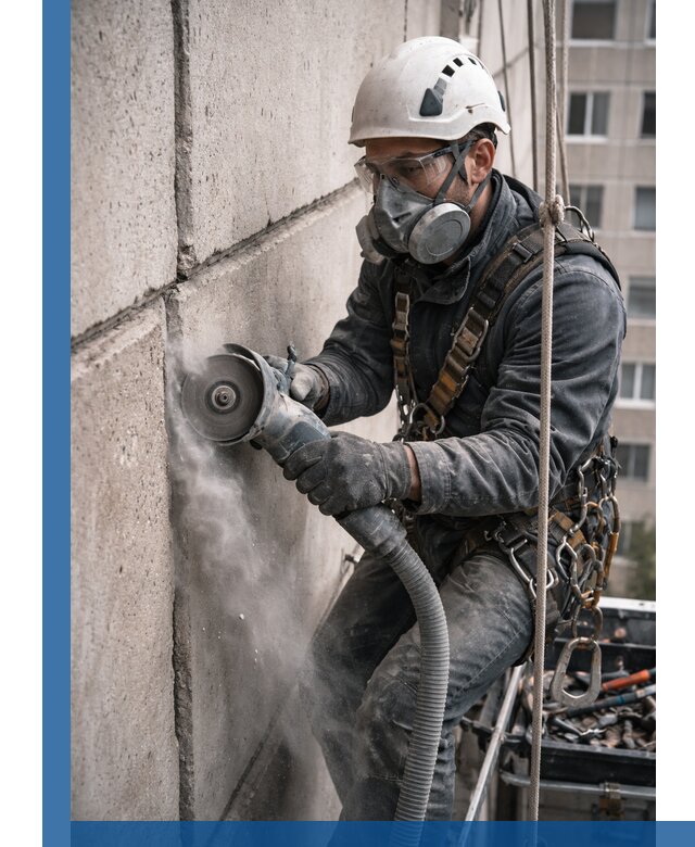 Штробление межпанельных швов в Сатке качественно и быстро