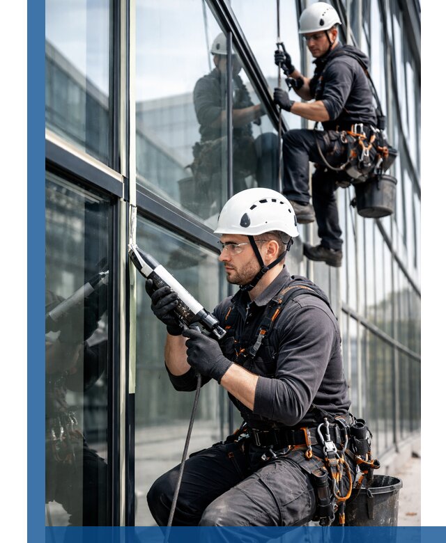 Герметизация витражных швов в Сатке для зданий и фасадов