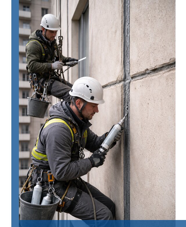 Герметизация деформационных швов фасада в Сатке качественно