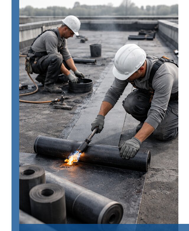 Ремонт рулонной кровли в Сатке герметизация и восстановление