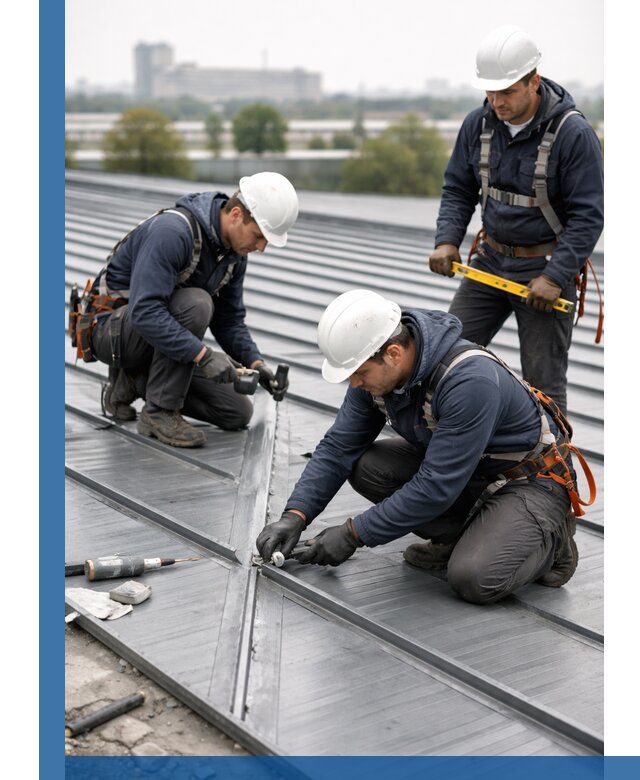 Ремонт фальцевой кровли в Сатке срочно и качественно