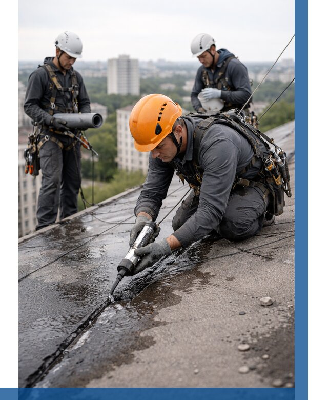 Устранение протечек кровли в Сатке от 12413 р. | ВЫСОТНИК-Стк