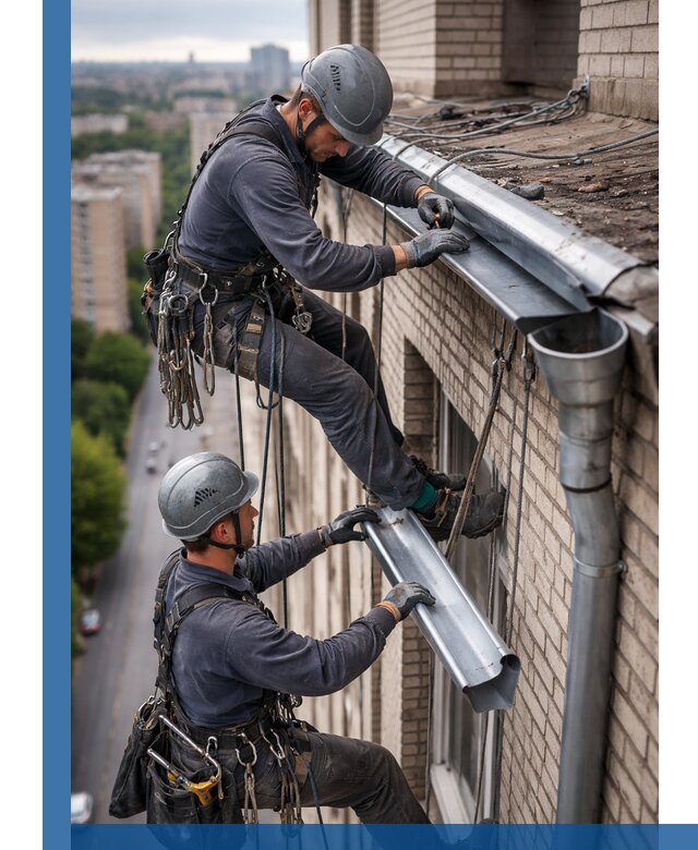 Ремонт водосточных желобов в Сатке, быстро и качественно