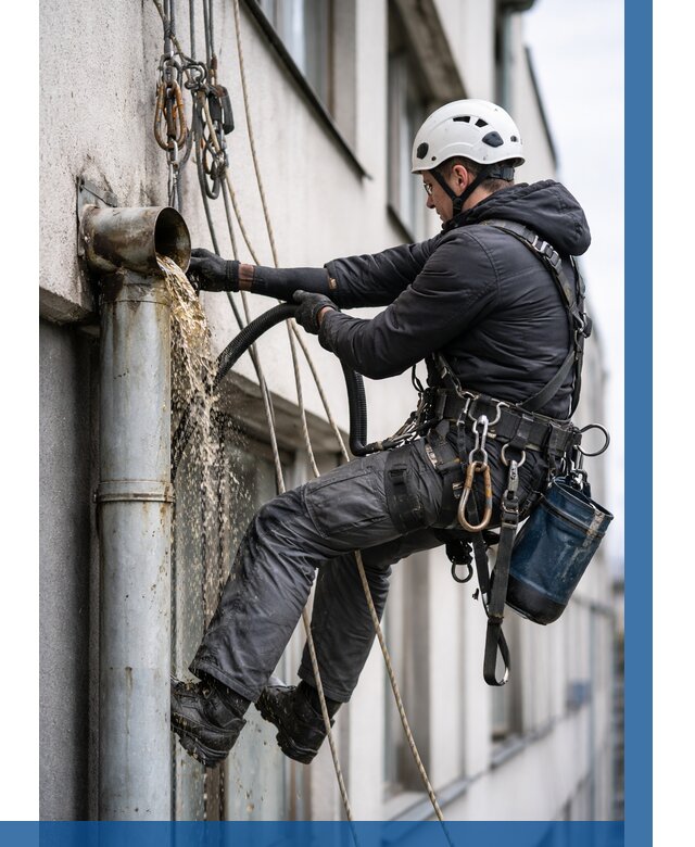 Прочистка водосточных труб в Сатке от 3620 р. | ВЫСОТНИК-Стк