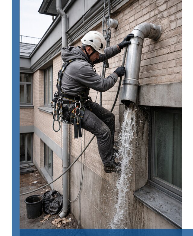 Профессиональная прочистка водосточных труб в Сатке с гарантией