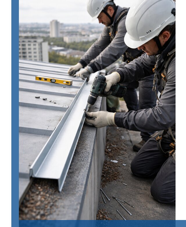 Монтаж капельника на кровле в Сатке с гарантией качества