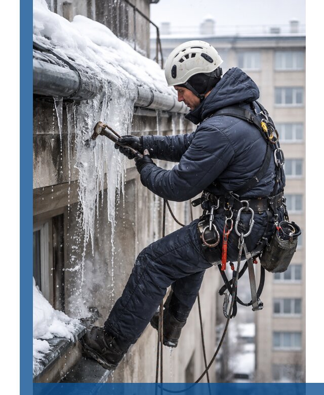 Удаление наледи и чистка водостоков в Сатке оперативно и безопасно