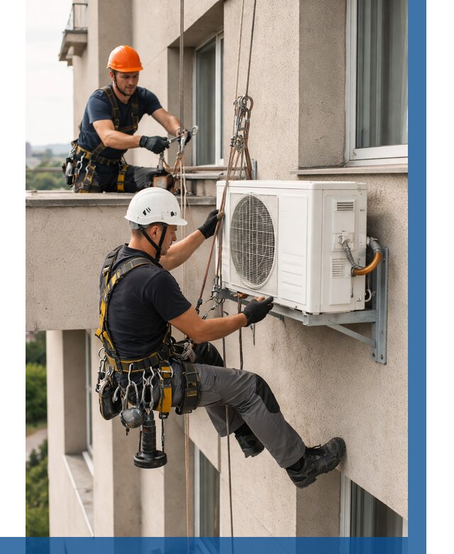 Монтаж внешнего блока кондиционера в Сатке от 6724 р. | ВЫСОТНИК-Стк