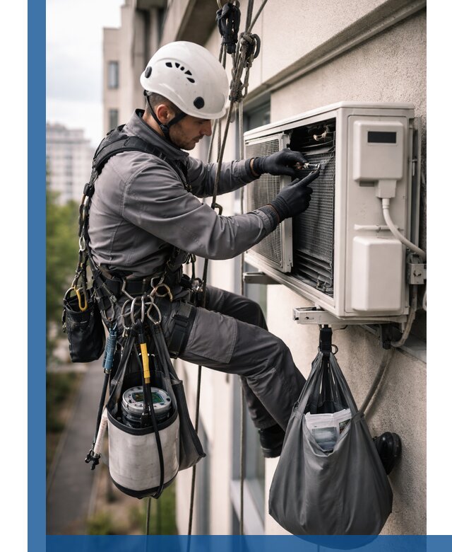 Обслуживание внешнего блока кондиционера в Сатке профессионально