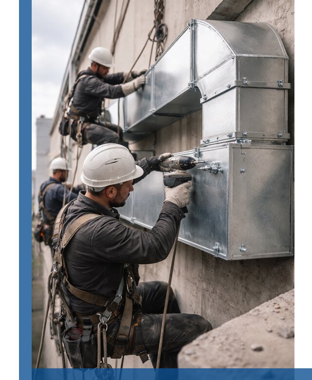 Профессиональный монтаж вентиляционных коробов в Сатке под ключ