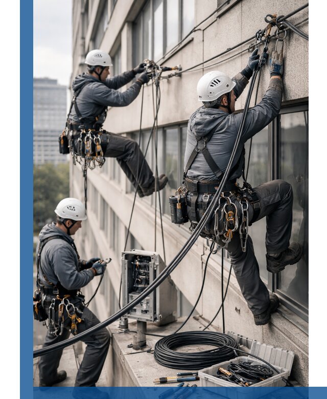 Прокладка оптоволоконного кабеля в Сатке под ключ с тестированием