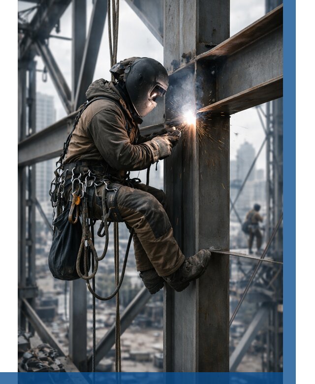 Высотные сварочные работы в Сатке от 3620 р. | ВЫСОТНИК-Стк