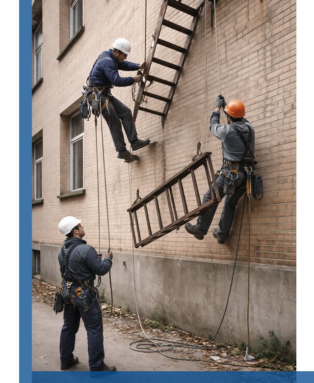 Демонтаж пожарной лестницы в Сатке быстро и безопасно