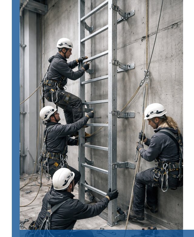 Монтаж металлических лестниц в Сатке под ключ со гарантией