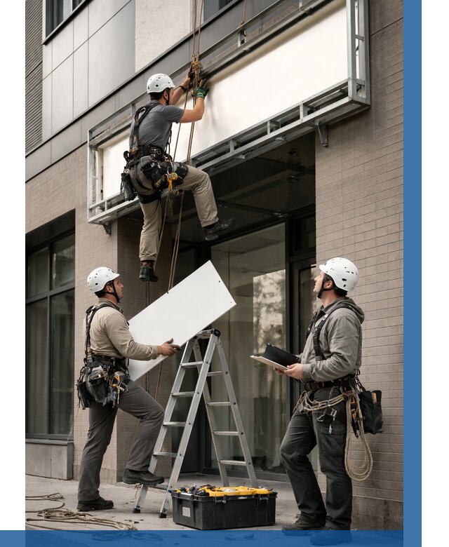 Монтаж светового короба в Сатке от 6724 р. | ВЫСОТНИК-Стк