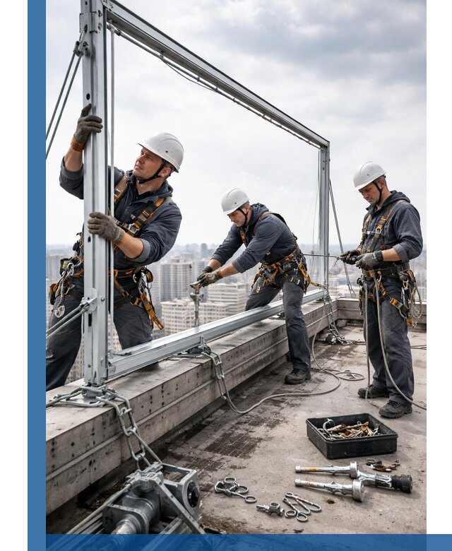 Монтаж крышных рекламных конструкций под ключ в Сатке