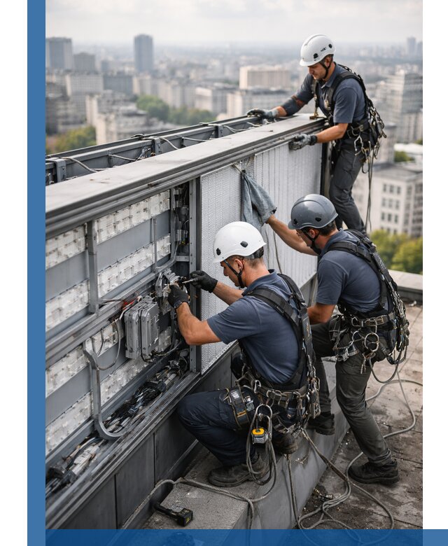 Профессиональное обслуживание крышной рекламы в Сатке под ключ