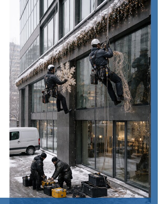 Демонтаж новогоднего оформления в Сатке от 5689 р. | ВЫСОТНИК-Стк