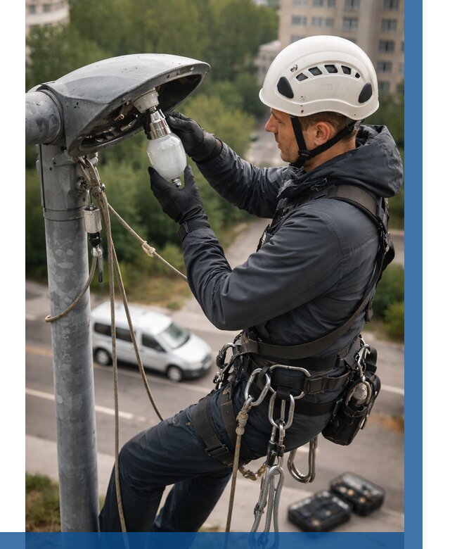 Замена ламп на высоте в Сатке от 2586 р. | ВЫСОТНИК-Стк