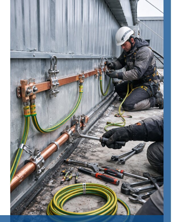 Монтаж заземления здания в Сатке от 25860 р. | ВЫСОТНИК-Стк