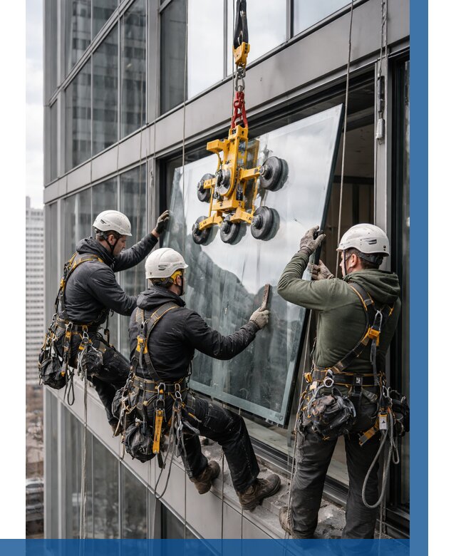 Фасадное остекление зданий под ключ в Сатке от 10344 р. | ВЫСОТНИК-Стк