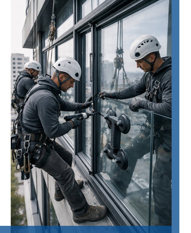 Витражное остекление зданий в Сатке от 3620 р. | ВЫСОТНИК-Стк