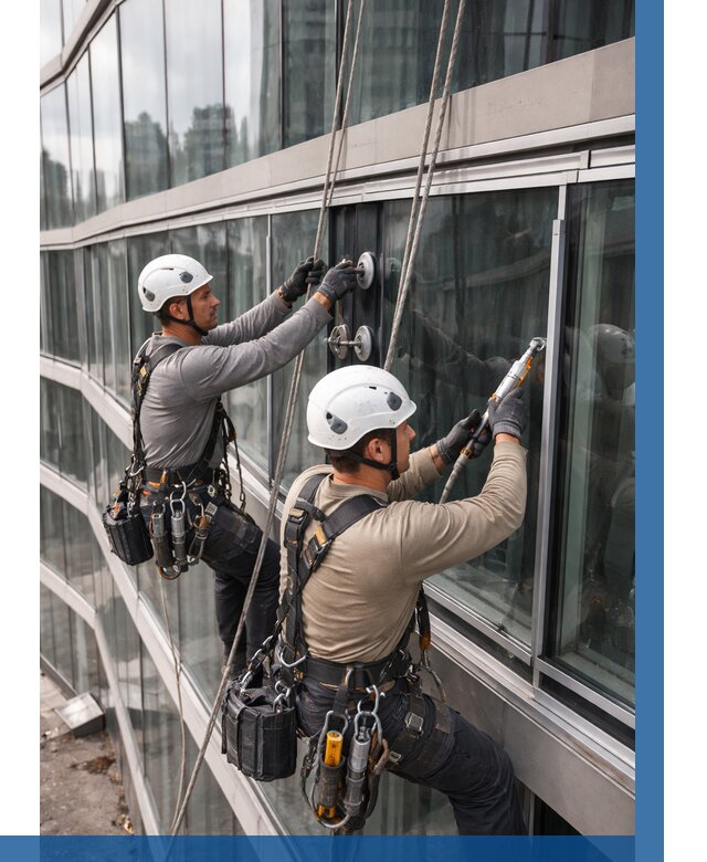 Радиусное остекление фасада в Сатке от 12413 р. | ВЫСОТНИК-Стк