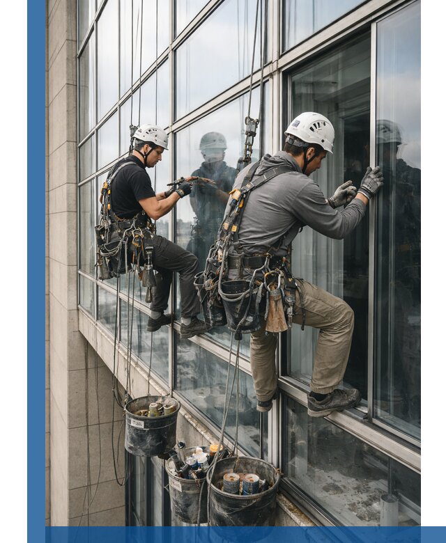 Ремонт витражных конструкций и фасадного остекления в Сатке