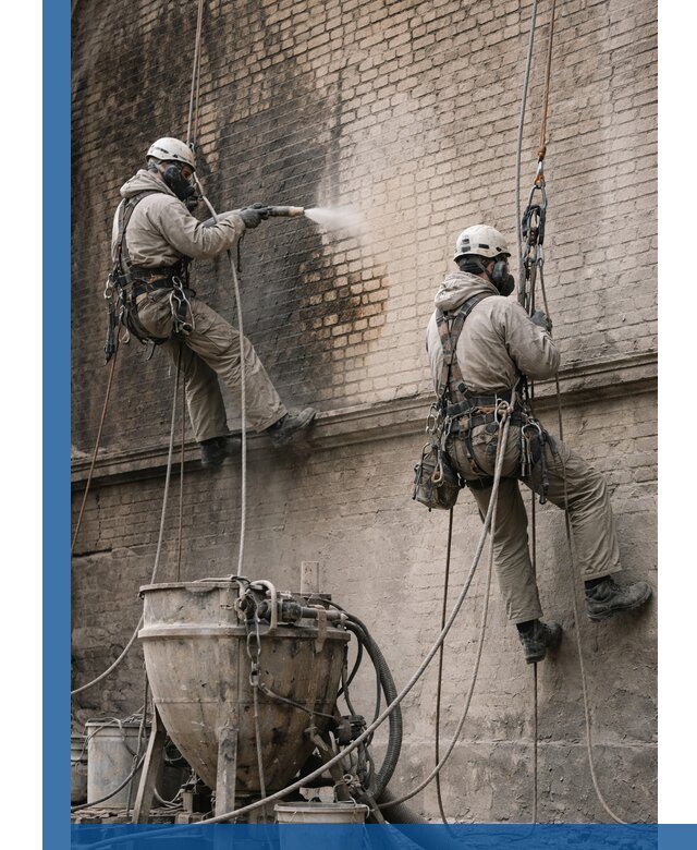 Пескоструйная очистка фасадов в Сатке профессионально