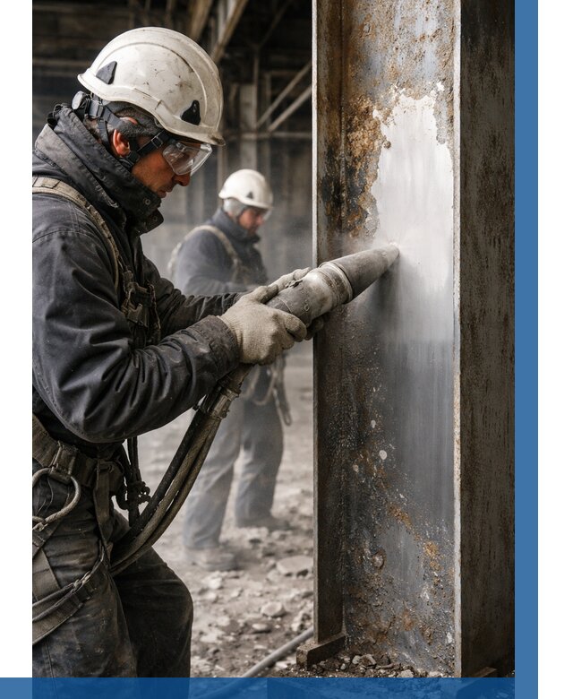 Удаление старой краски с металла в Сатке от 465 р. | ВЫСОТНИК-Стк