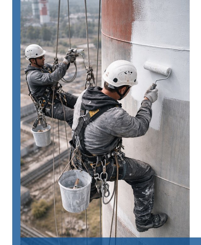 Покраска дымовых труб в Сатке: антикоррозийная защита и восстановление