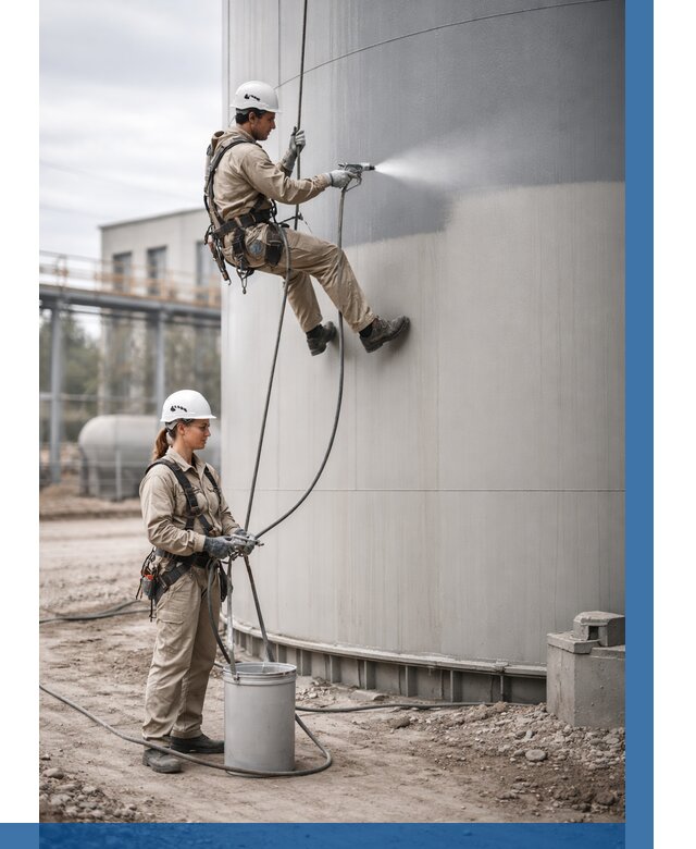 Покраска резервуаров в Сатке от 1241 р. | ВЫСОТНИК-Стк — заказать