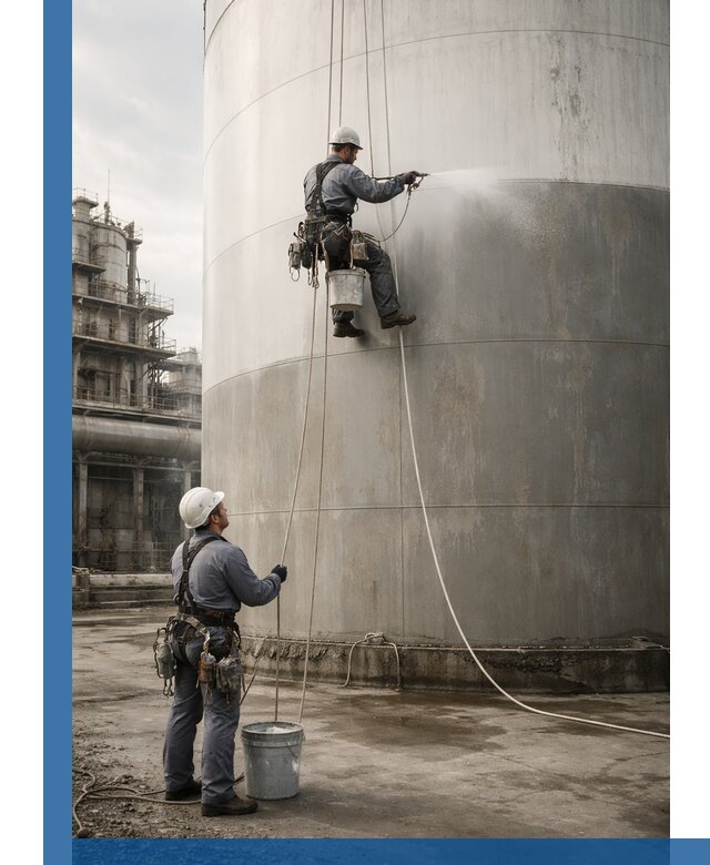 Покраска стальных резервуаров и емкостей в Сатке профессионально