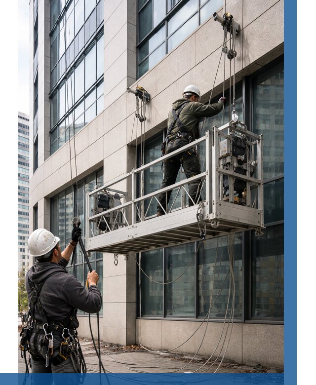 Монтаж и подъем фасадной люльки в Сатке от 12413 р. | ВЫСОТНИК-Стк