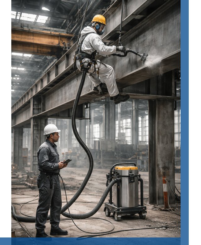 Обеспыливание конструкций в цехе в Сатке от 4344 р. | ВЫСОТНИК-Стк