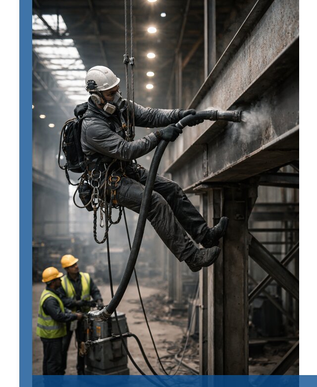 Обеспыливание конструкций в цехах промышленного производства в Сатке