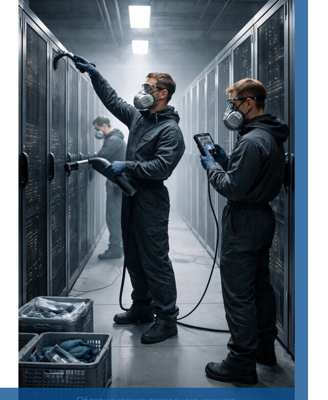 Обеспыливание серверной комнаты в Сатке от 4655 р. | ВЫСОТНИК-Стк