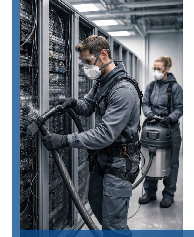 Обеспыливание серверной комнаты в Сатке, профессиональная очистка